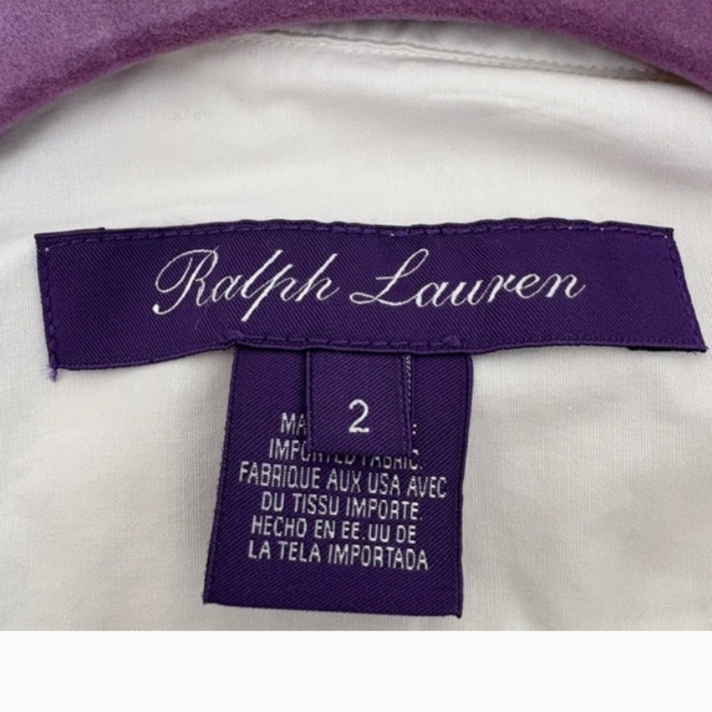 🤦🏽‍♀️Ralph Lauren Purple and White Apparel
